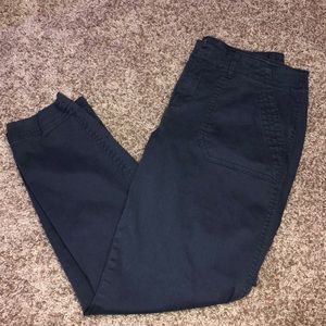 purple/blue cargo jeans